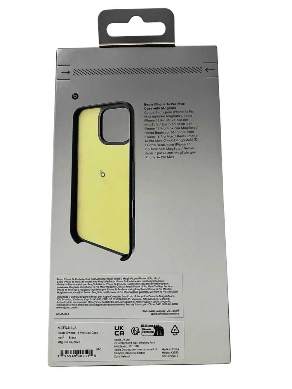 NIB Beats iPhone 16 Pro Max Case with MagSafe in Midnight Black
